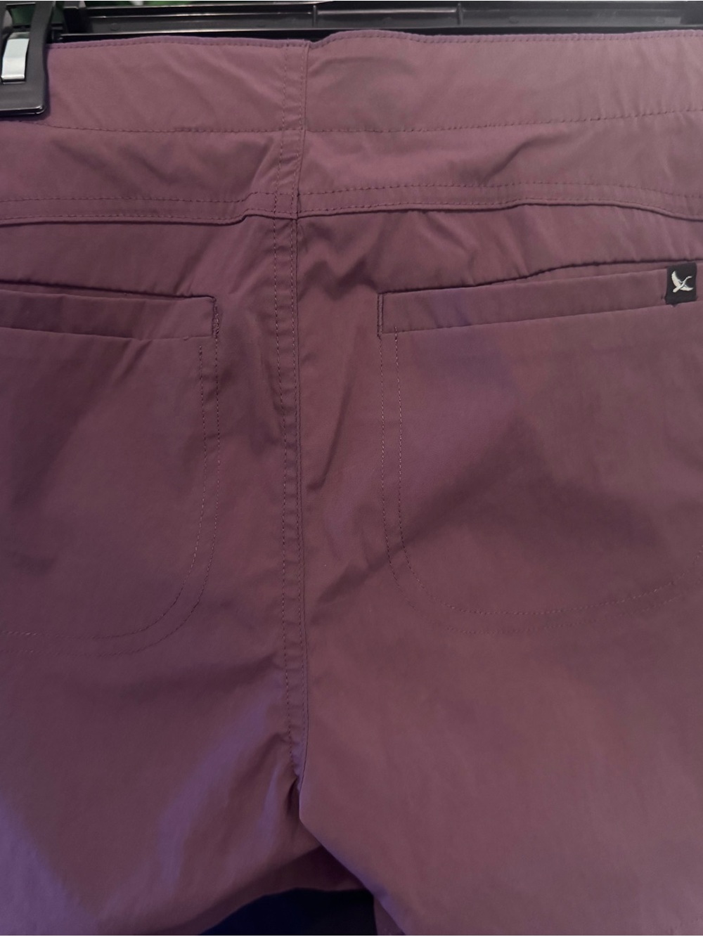 Eddie Bauer Women’s Size 4 Stretch Nylon Shorts Blue & Mauve - Picture 6 of 6